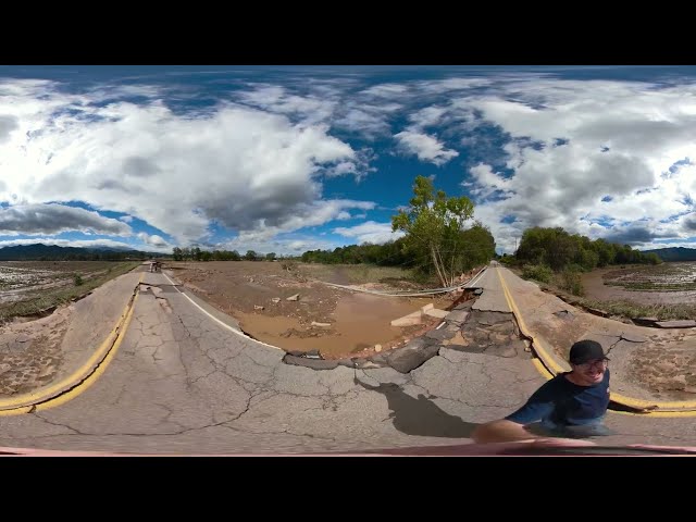 Bailey Bridge Erwin Tn Helene Damage 360