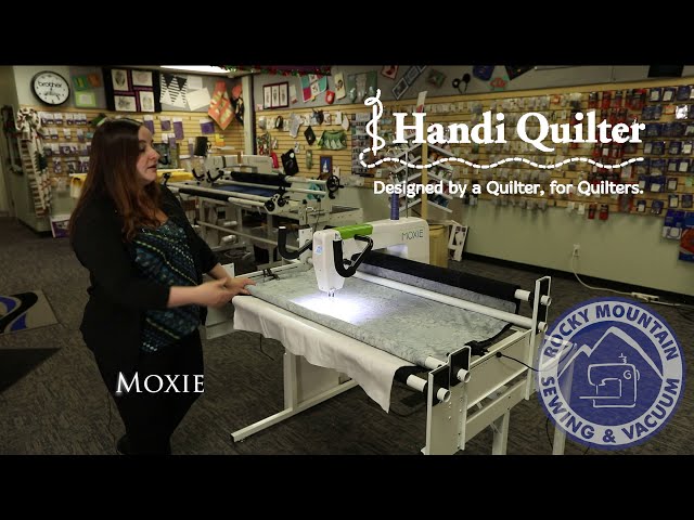 New affordable longarm quilting machine from Handi Quilter! Meet Moxie!