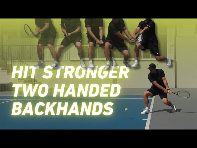 Improve Your Footwork for a Stronger Two-Handed Backhand