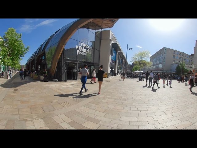 360° Tour through Sheffield Market