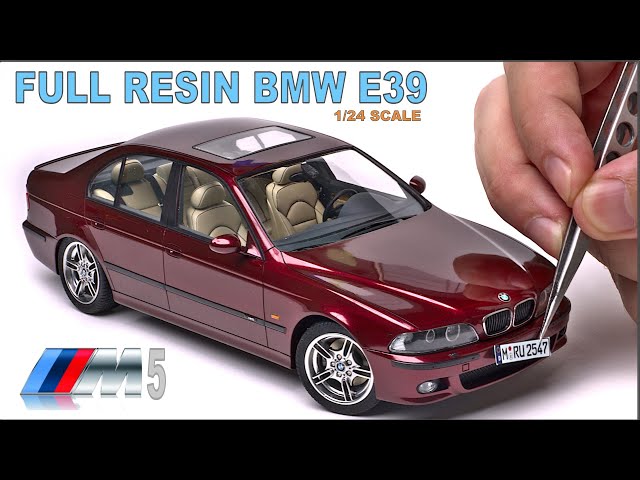 Full Resin BMW E39 M5 1/24 Scale Model Car Build Video