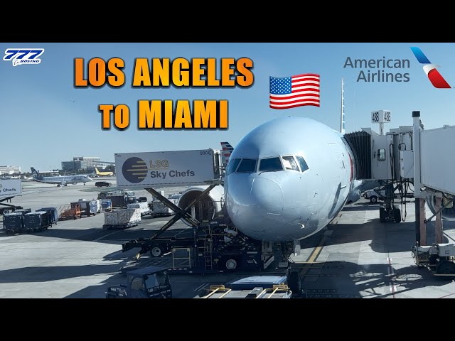 AMERICAN AIRLINES Los Angeles to Miami FLIGHT REPORT (# 112)