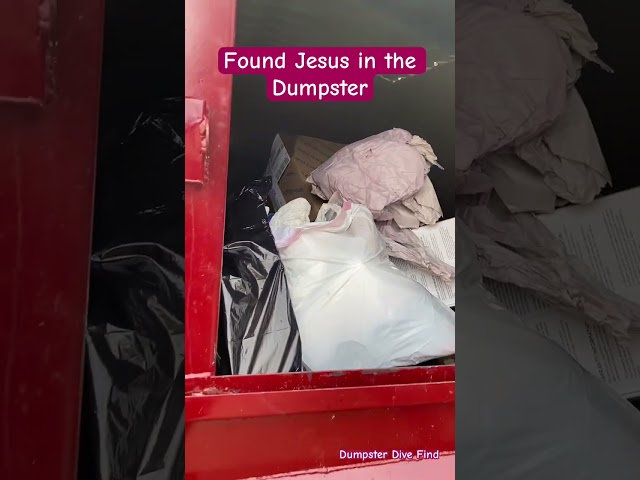 Found JESUS in the Dumpster #jesus #dumpsterdiving #doll #bornagain #lisa #dojacat #raye #halloween