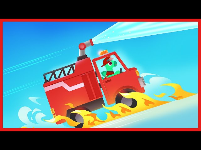 Dinosaur Fire Truck 🚒 - Out now! | Kids Games | Children Games | Kids Learning | @Yateland