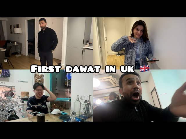 OUR FIRST DAWAT IN UK 🇬🇧 | WE GOT GIFTS 🎁 | VLOG 485