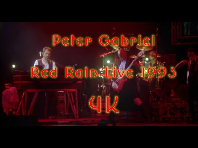 Peter Gabriel - Red Rain Live November 1993 16mm Film (4K)