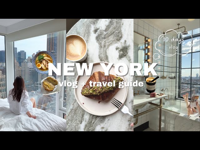 🗽10 Days Alone in NYC! Exploring the Best Cafes, Bars & Hotels｜solo travel vlog