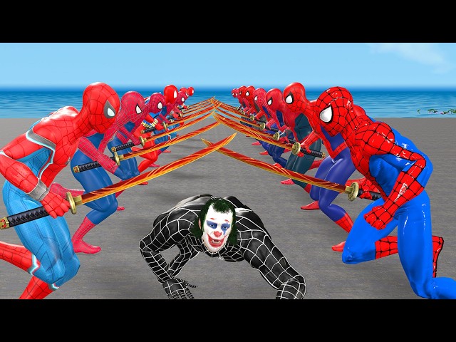 Siêu nhân nhện🔴Spider Man Best Challenge Rescue Spider Girl From The Bad Guys Hulk vs Venom vs Joker