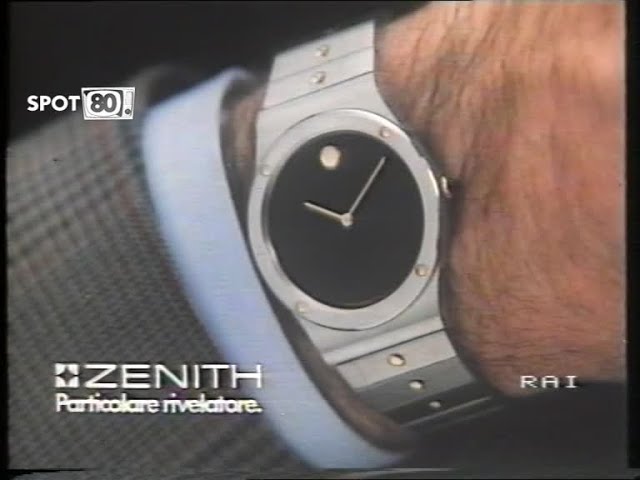 ZENITH OROLOGI (1982) Spot Anni 80