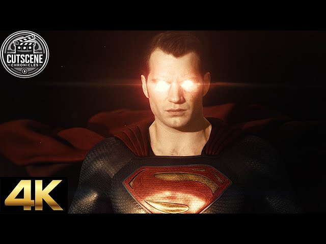 [4K UHD] Superman VS. Doomsday In Space CUTSCENE | Batman V Superman (2016)