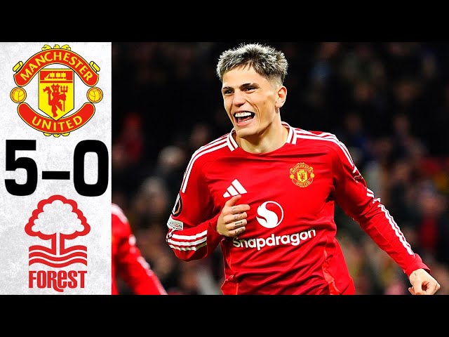 Manchester United vs Nottingham Forest 5-0 - All Goals and Highlights - 2024