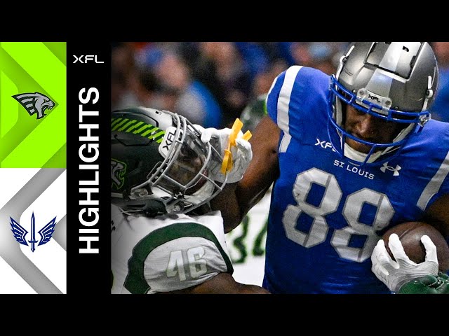 XFL Highlights - Orlando Guardians vs. St. Louis Battlehawks