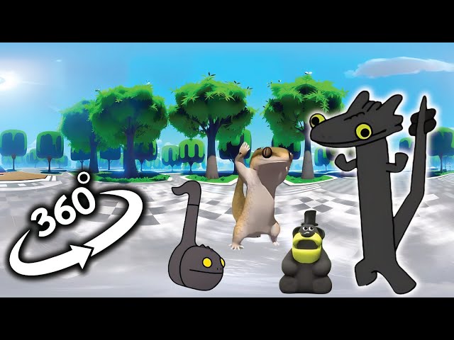 Toothless Dancing Meme- All Character in 360° Video | VR / 4K | ( Toothless Dancing Meme )