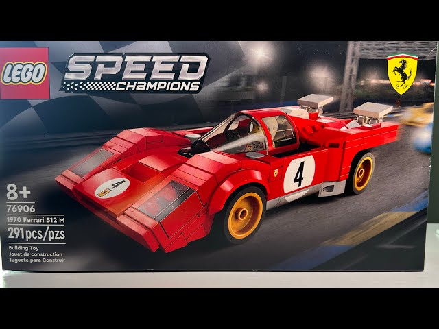 LEGO Speed Champions 76906 1970 Ferrari 512 M-Speed Build