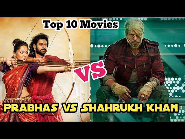 Shahrukh Khan VS Prabhas Top 10 Highest Grossing Movie Comparison 🤯Box Office Tracker