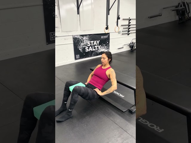 Hip thrust w/ adduction iso