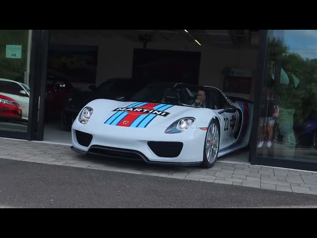 Supercar Spotting in Greenwich! Zonda R, LaFerrari, Chiron, 918, Etc…