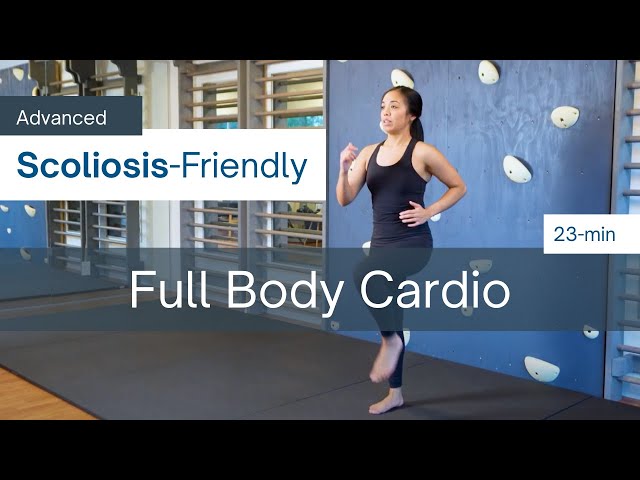 23-min Full Body CARDIO with Scoliosis-Friendly Movements (ADVANCED)