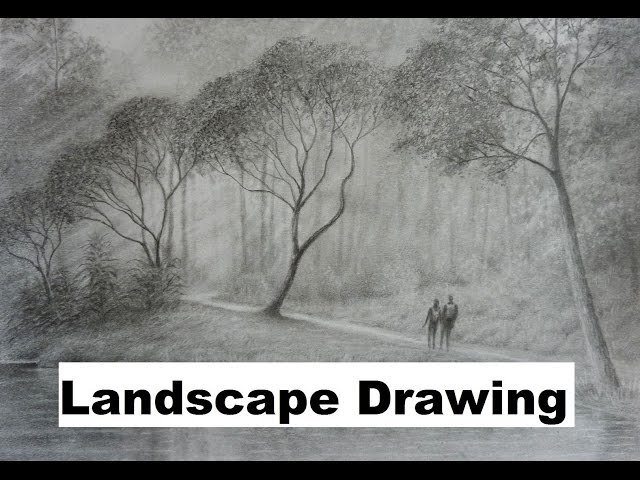 How to Draw Landscapes, The Graphite Powder Technique.