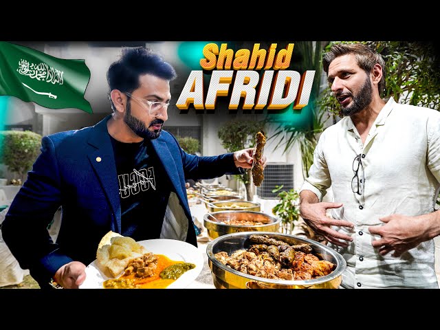 Jumma in Madina & Dinner With Shahid Afridi in Saudi Arabia