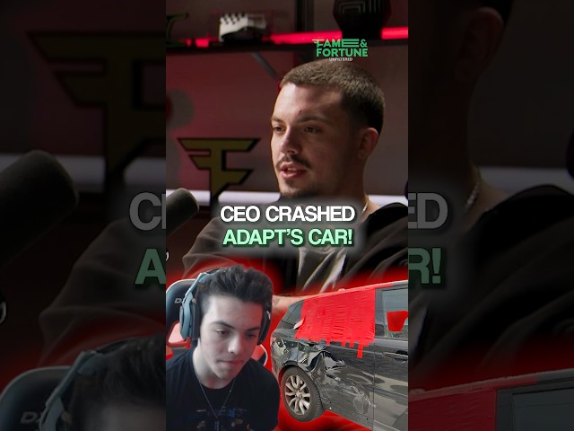 FaZe CEO Crashes Adapt’s Car 🔥