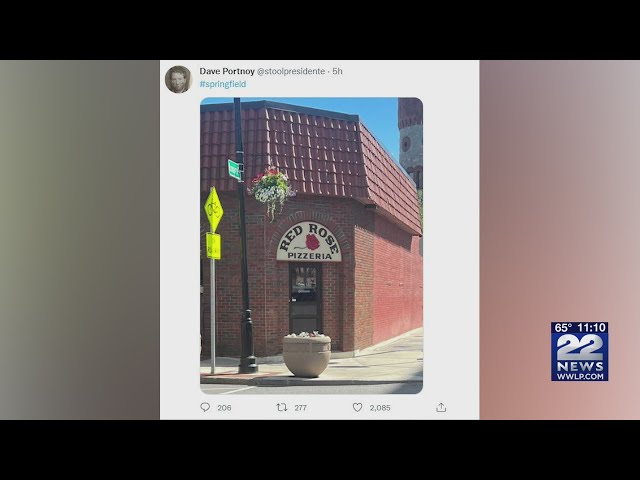 Barstool’s Dave Portnoy visits Red Rose Pizzeria in Springfield