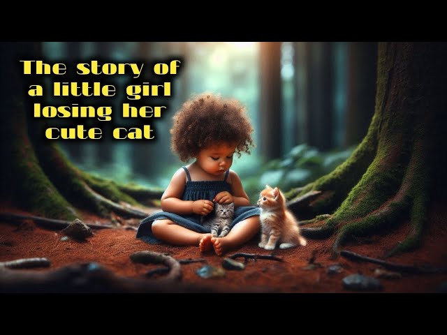 The story of a little girl losing her cute cat