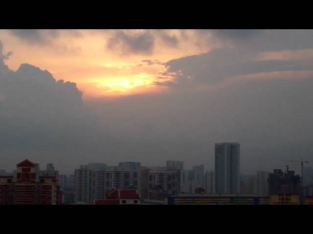 June 13, 2011 .::. Time-Lapse Sunset, Tiong Bahru area, Singapore