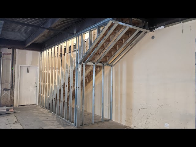 Building A Fire Rated Stairwell Steel Stud For Base Building Tenant