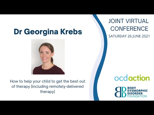 Dr Georgina Krebs - How to help your child get the best out of therapy, Joint Virtual Conference 21