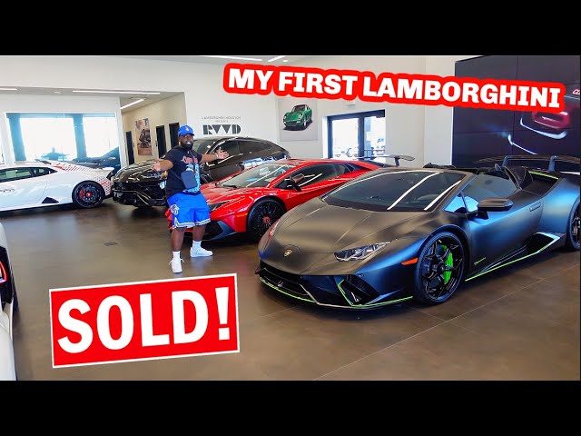 BUYING OUR FIRST LAMBORGHINI!!!........ @batalaANDjakobe