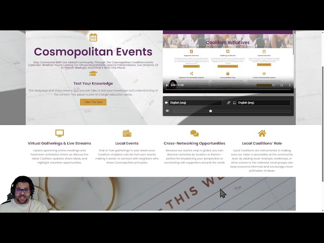 Connecting the World: Navigating Our Cosmopolitan Events Calendar