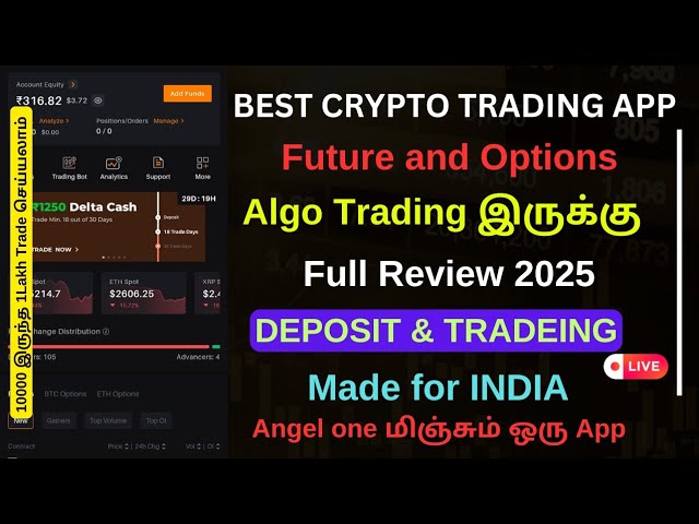 Best Crypto Currency Trading App in India 2025 || Future and Options Trading செய்யலாம் | Full Review