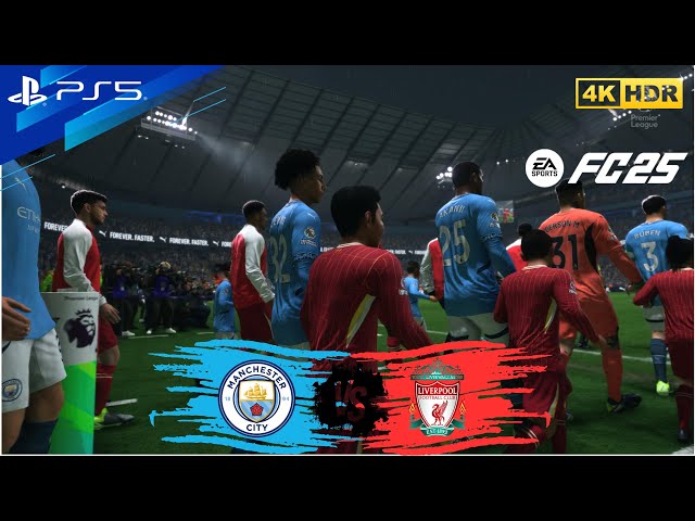 FC 25 | Haaland Late Equalizer | Manchester City vs Liverpool | Premier League 24/25 | PS5 4K60