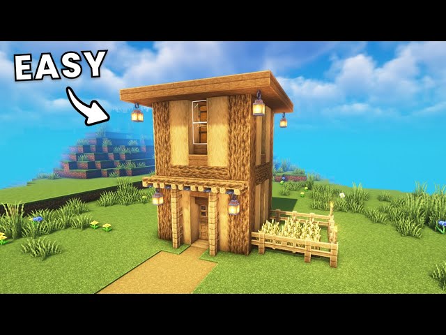 Minecraft 1.20 I How to Build a Survival Starter House!!