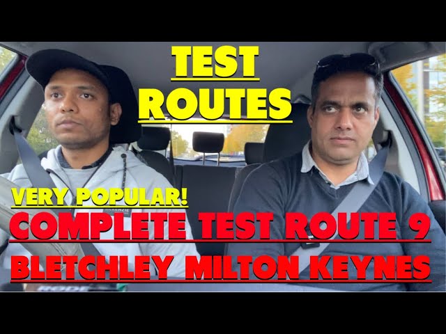 Bletchley Driving Test Route 9 | The Most Popular Test Route | #mkdrivingacademy