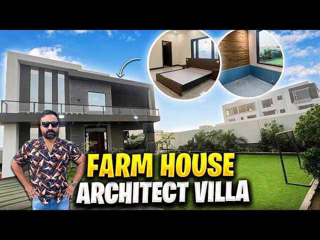 Exclusive 500-YARDS FARM HOUSE Style Villa | BAHRIA TOWN KARACHI Private GARDEN + SWIMMING POOL