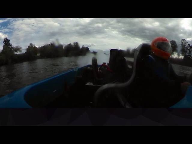 Onboard Methanol Injected Race Boat - The Real Culprit 105 mph with Nathan Barry