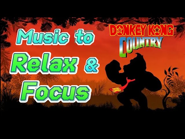 Donkey Kong Country OST with Gameplay #focus #music #study #relaxing #nostalgia #donkeykong