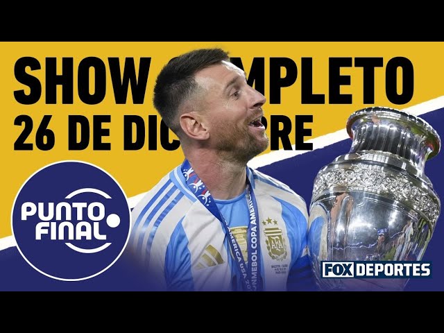 ⚽Las selecciones: otra Copa América para MESSI, y España dio una lección | Punto Final EN VIVO