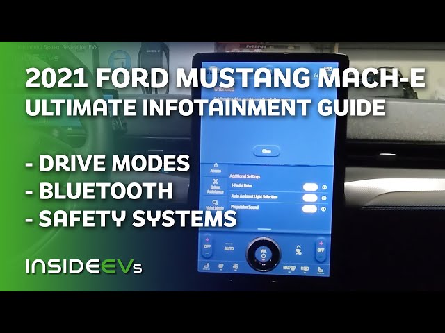 Ford Mach E Infotainment System Review for IEVs