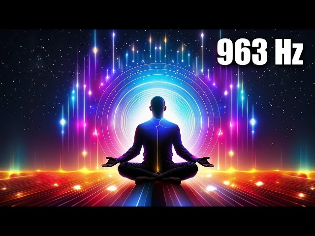 Raise your Frequency 963 Hz Higher Vibration : Hemi Sync Meditation Music