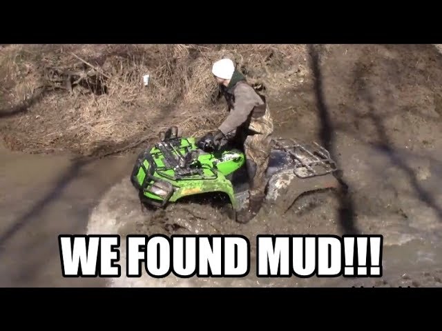 MUDDING WITH ARCTIC CAT 1,000cc & SPORTSMAN 500!!!