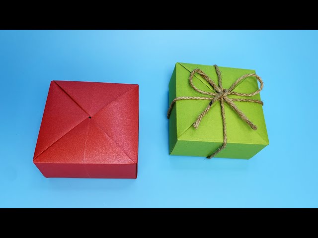 How to make a easy origami gift  box