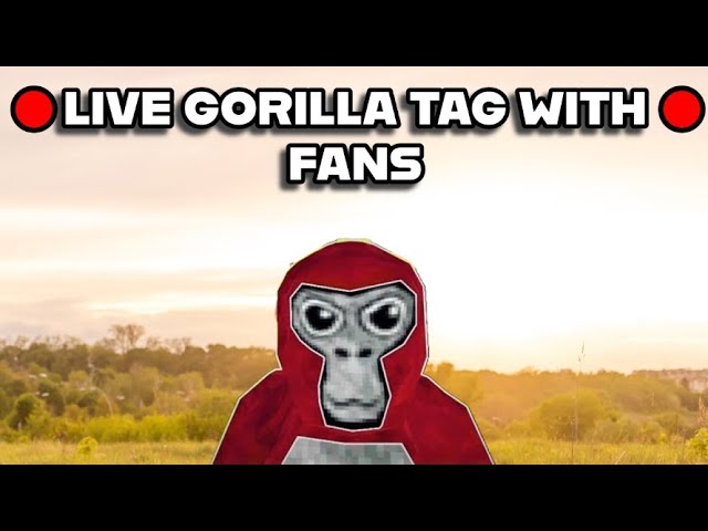 🔴gorilla tag LIvE with FANS!🔴