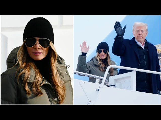 Donald & Melania Trump | Bundle up as they depart White House to visit North Carolina flood victims