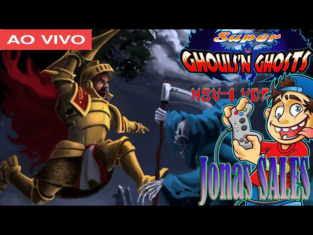 ♥JONAS SALES ♥💪Ghouls'N Ghosts SNES  AO VIVO 🔥 {   } 💪 DEUS Abençoe Bora  Deixem o likee Família