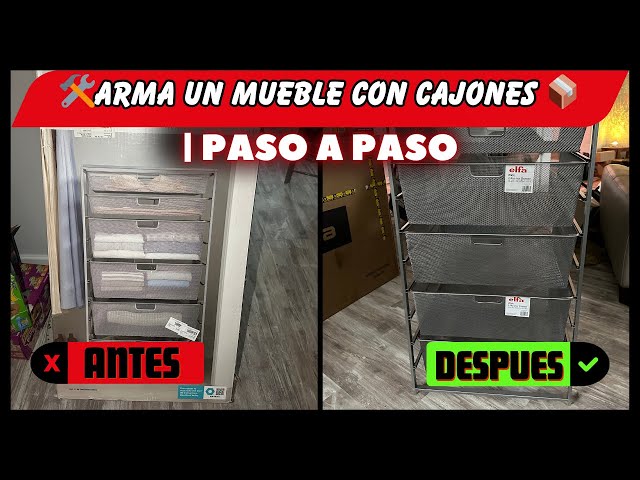 🛠️✨ Cómo Ensamblar un Mueble con Cajones | Guía Paso a Paso para un Ensamble Perfecto 🔧📦