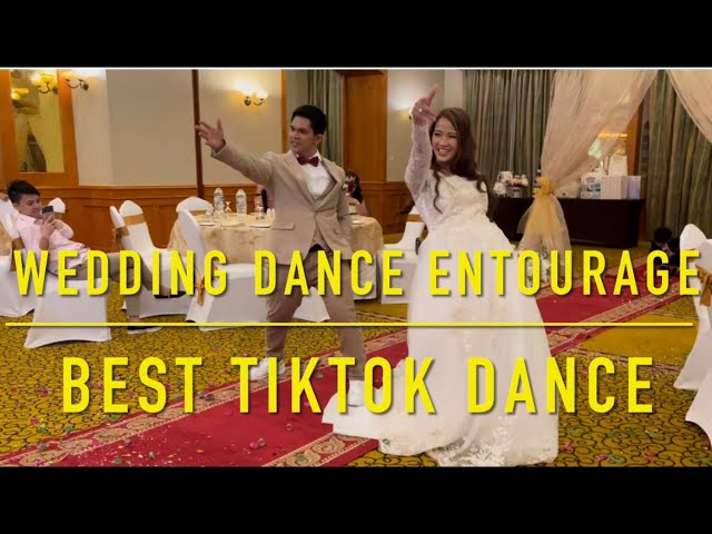 Mai & Lance Wedding Entourage Best TikTok Dance Entrance at Carlton Palace Hotel Dubai UAE