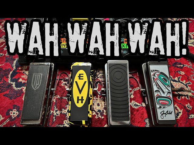 DUNLOP Signature WAH COMPARISON | Cantrell, Wylde, EVH, Petrucci & CAE